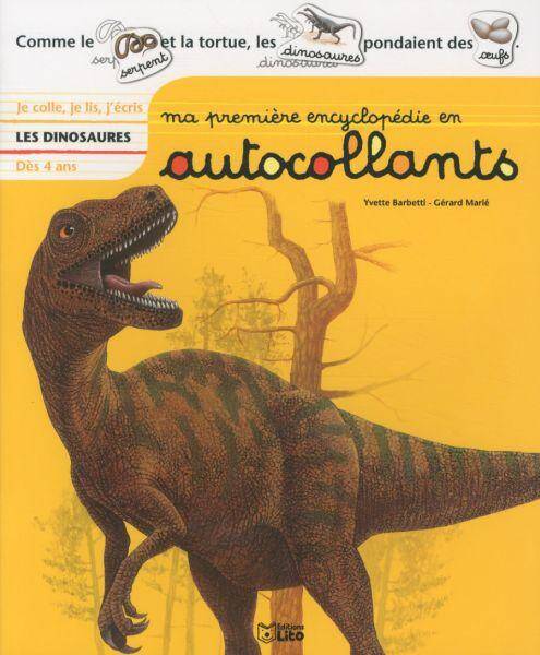 Ma première encyclopédie en autocollants, dès 4 ans: les dinosaures