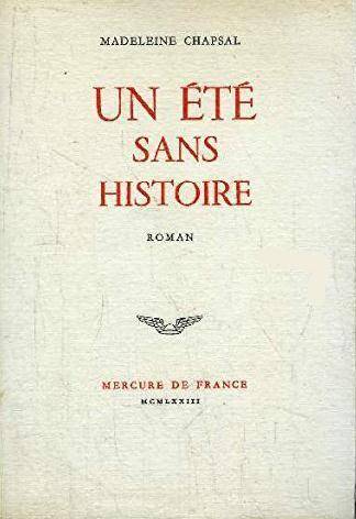 Un été sans histoire