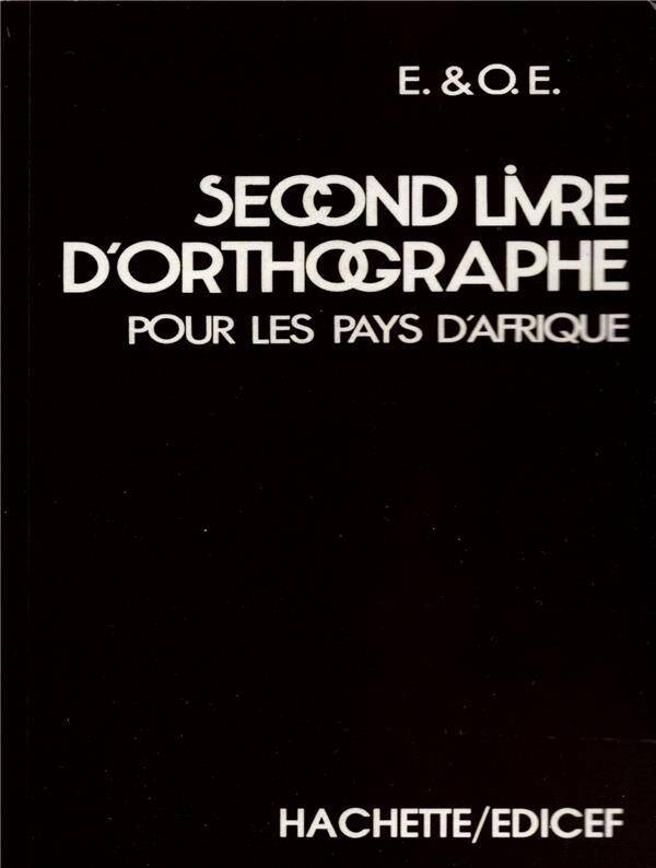 Second livre d orthographe bled