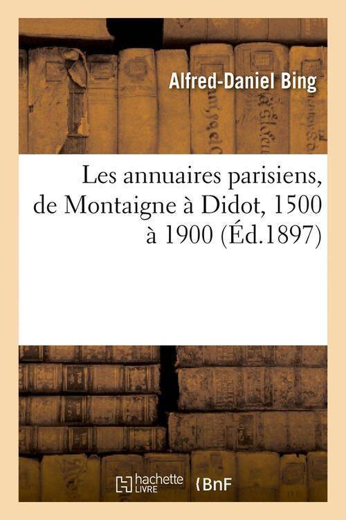 Les annuaires parisiens, de