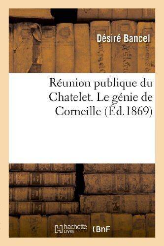 Reunion publique du chatelet. le