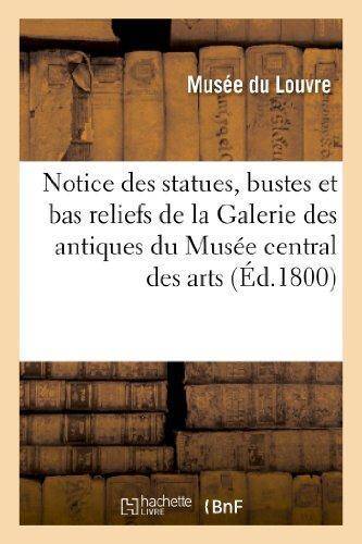 Notice des statues, bustes et bas