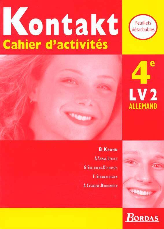 Kontakt 4e LV2 / Cahier d'exercices