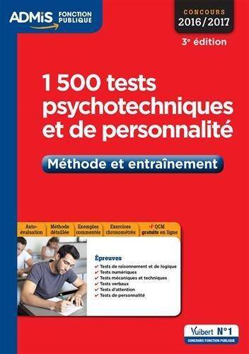1500 Tests Psychotechniques et de Personnalite; Methode et