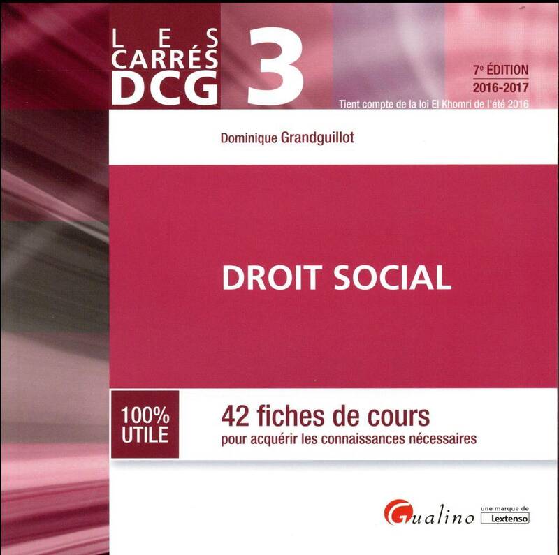 Droit Social (Edition 2016/2017)