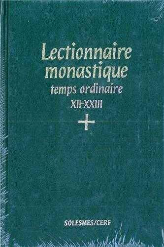Lectionnaire Monastique Latin Francais Vol. 5 Temps Ordinaire