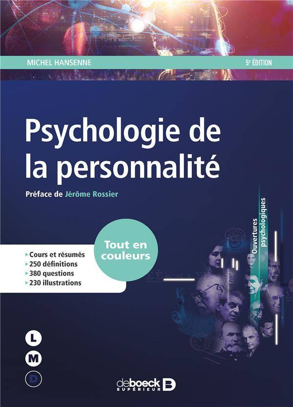 Psychologie de la Personnalite (5e Edition)