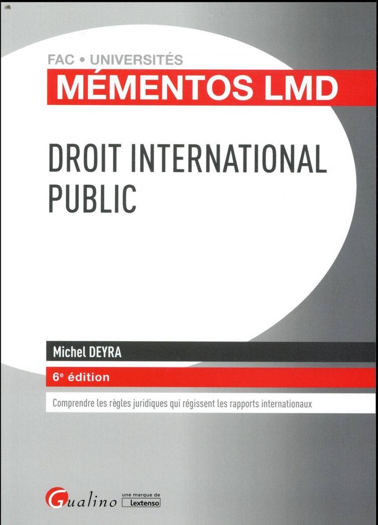 Droit International Public (6e Edition)