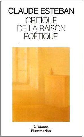 Critique dela raison poétique