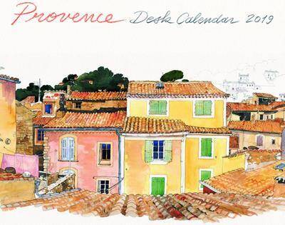 Desk Calendar Provence 2019