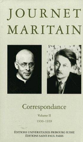 Correspondance Journet-Maritain