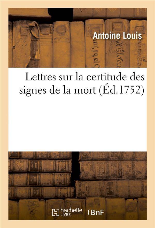 Lettres sur la certitude des