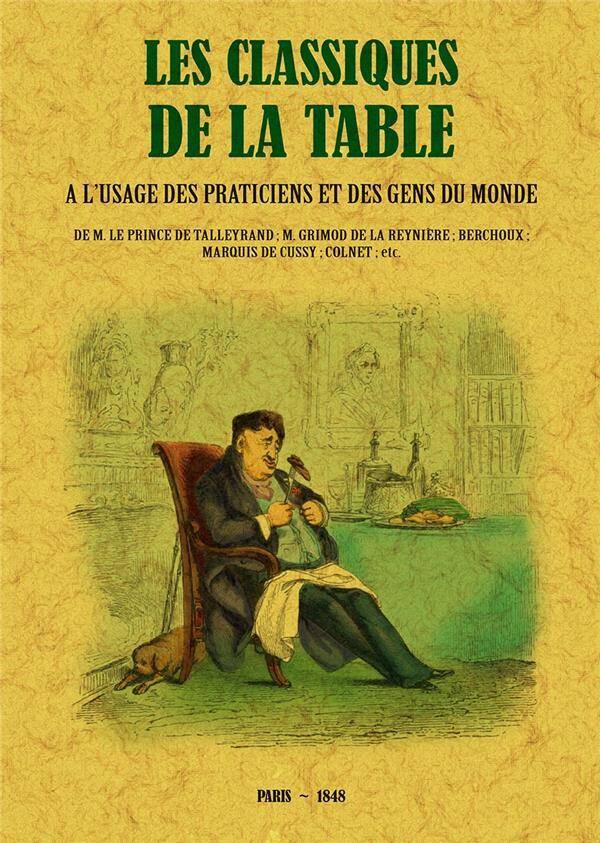 Les classiques de la table