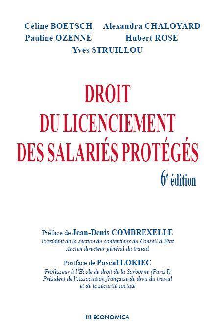 Droit du Licenciement des Salaries Proteges (6e Edition)