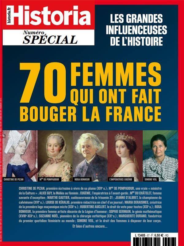 Historia Special Hs N 57 - 70 Femmes qui Ont Fait la France