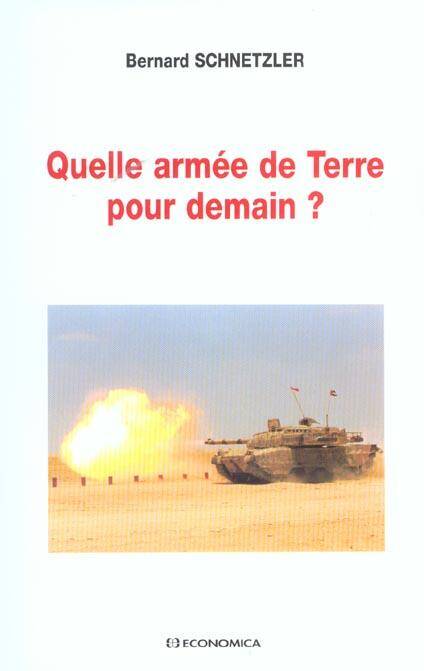 Quelle Armee de Terre Pour Demain