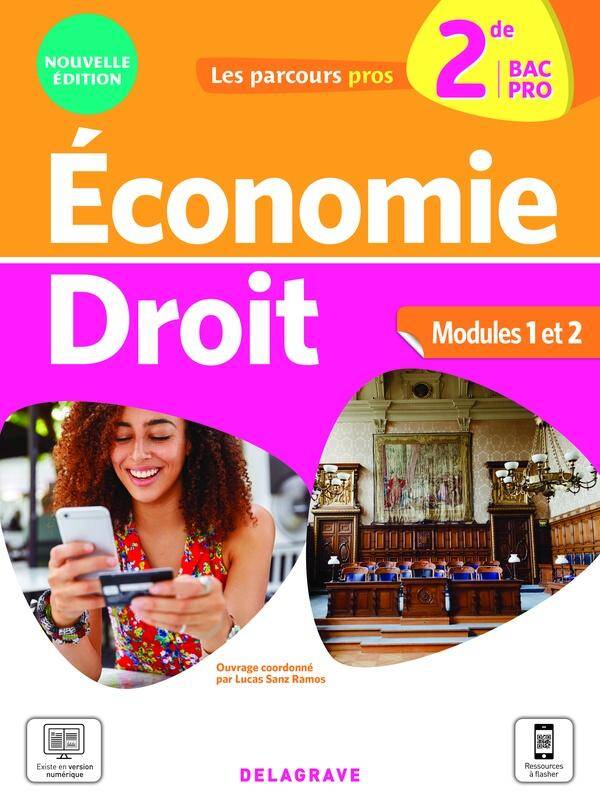 Les Parcours Pro; Economie Droit: 2de Bac Pro; Pochette Eleve