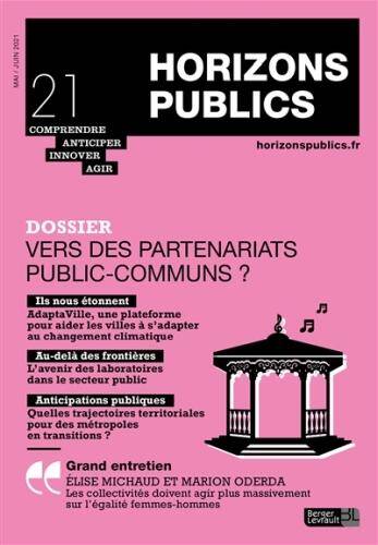 Vers des Partenariats Publics Communs Revue Horizons Publics No 21
