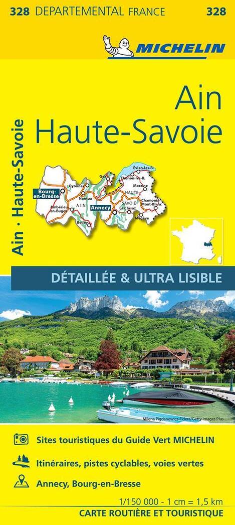 Ain, Haute-Savoie 1:150 000