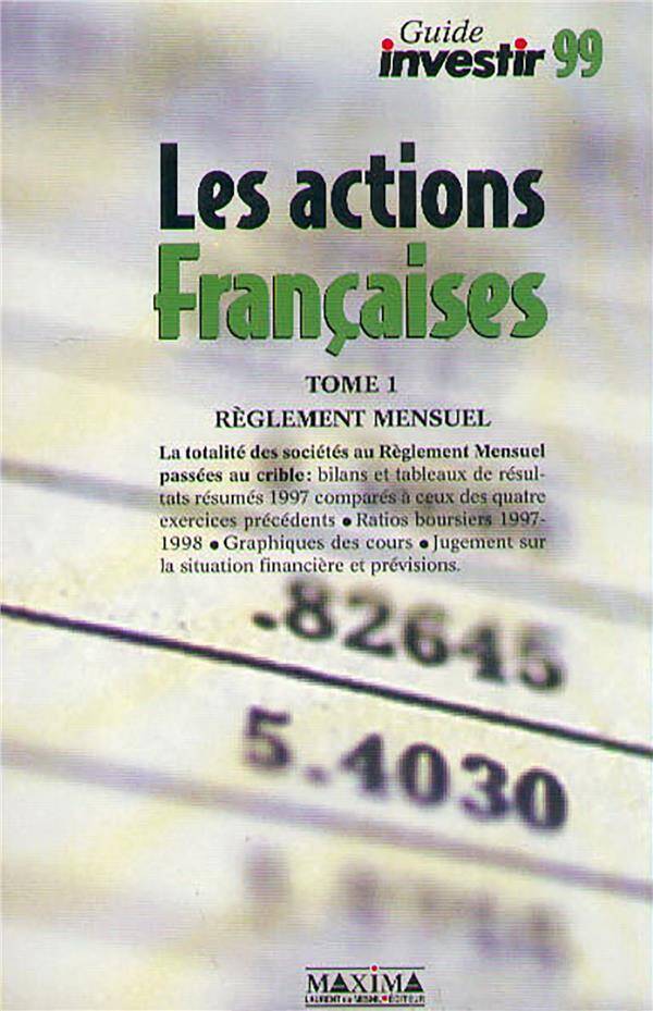 Le guide des action francaises t1