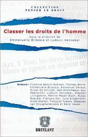 Classer les Droits de l'Homme