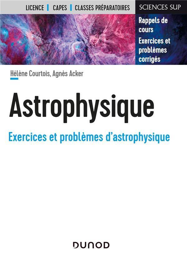 Astrophysique, exercices et problèmes d'astrophysique