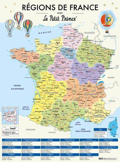 Regions de France Avec le Petit Prince