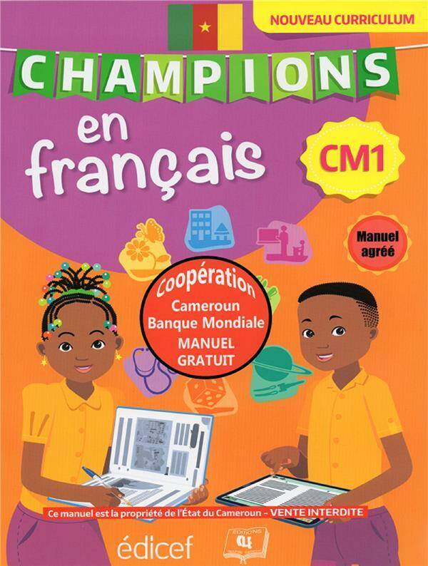 Champions francais cm1 eleve