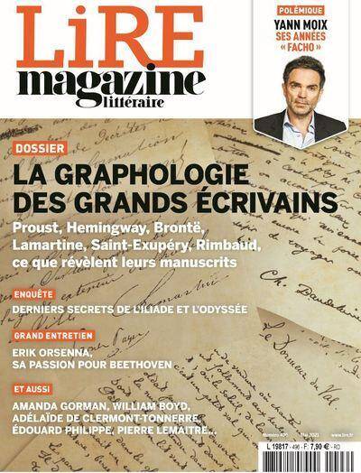 Lire, le Magazine Litteraire N.496; la Graphologie des Grands Ecrivain