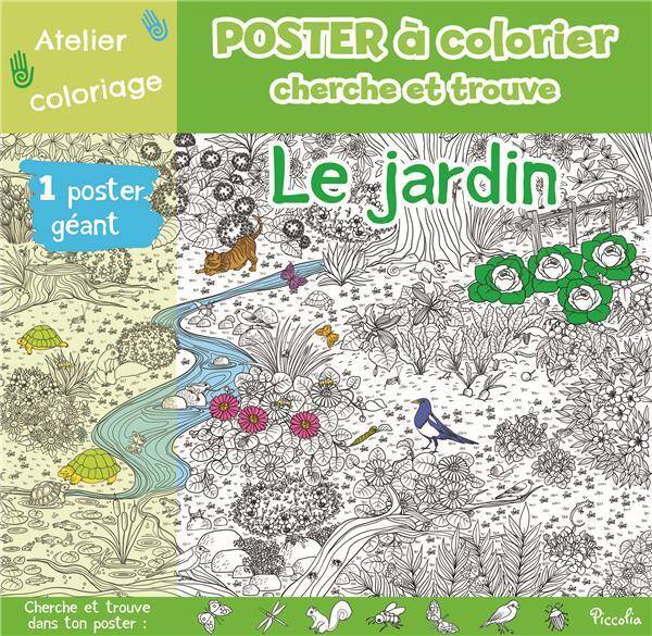 JARDIN - POSTER A COLORIER CHE