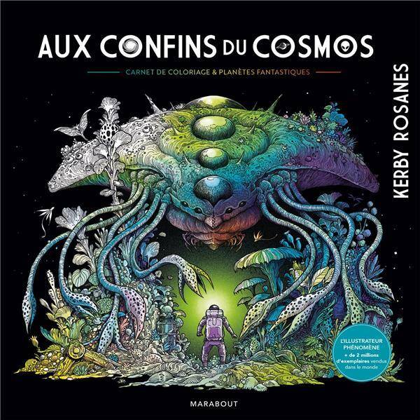 Aux confins du cosmos : carnet de coloriage & planète fantastiques