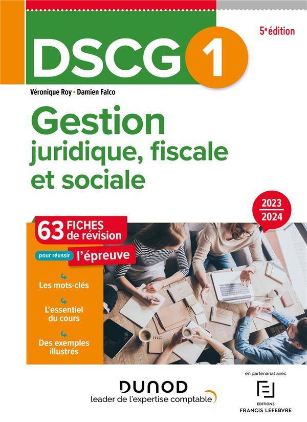 Dscg 1 gestion juridique, fiscale