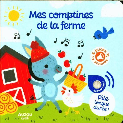 LIVRE MUSICAL - MES COMPTINES DE LA FERME