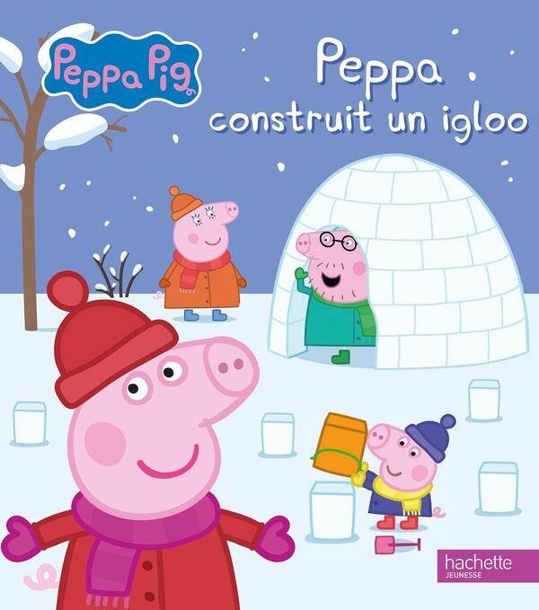 Peppa pig peppa construit un igloo