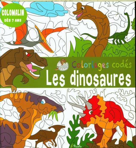 Coloriages codés : les dinosaures