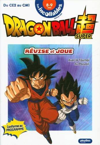 Dragon Ball : cahier jeux de vacances : du CE2 au CM1, 8-9 ans