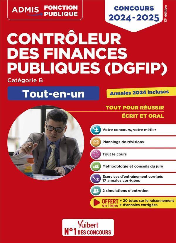 CONCOURS CONTROLEUR DES FINANCES PUBLIQUES DGFIP: CATEGORIE B; TOUT