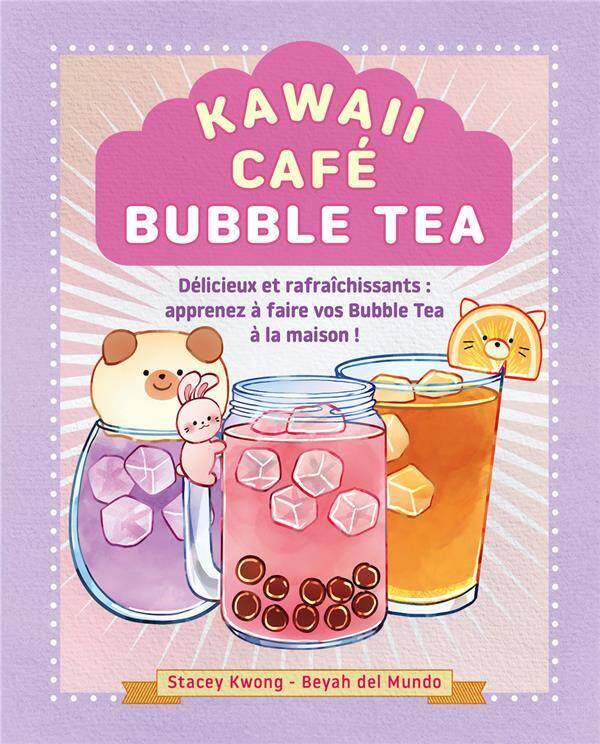 Kawaii café, bubble tea : délicieux rafraîchissements