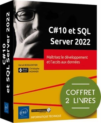 C#10 et SQL Server 2022 (coffret 2 livres)