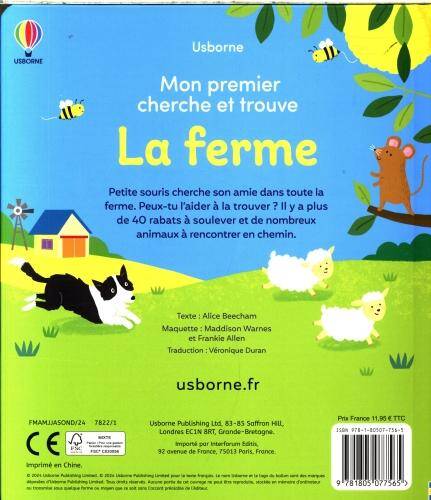 La ferme : mon premier cherche et trouve