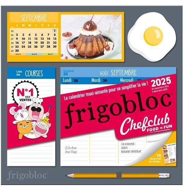 Frigobloc chefclub 2025 : de septembre 2024 à décembre 2025