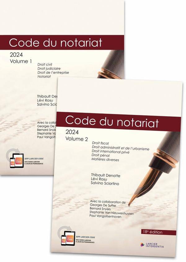 Code annote code du notariat 2024 a