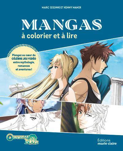 MANGAS A COLORIER ET A LIRE ODYSSIAN BLAZE PLONGEZ AU COEUR DU