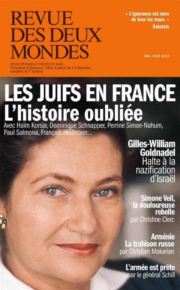 Revue des Deux Mondes Mai 2024 - Les Juifs Dans l'Histoire de France