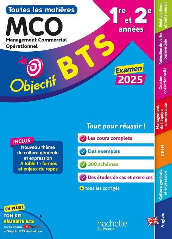 Objectif bts mco 1re et 2e annees