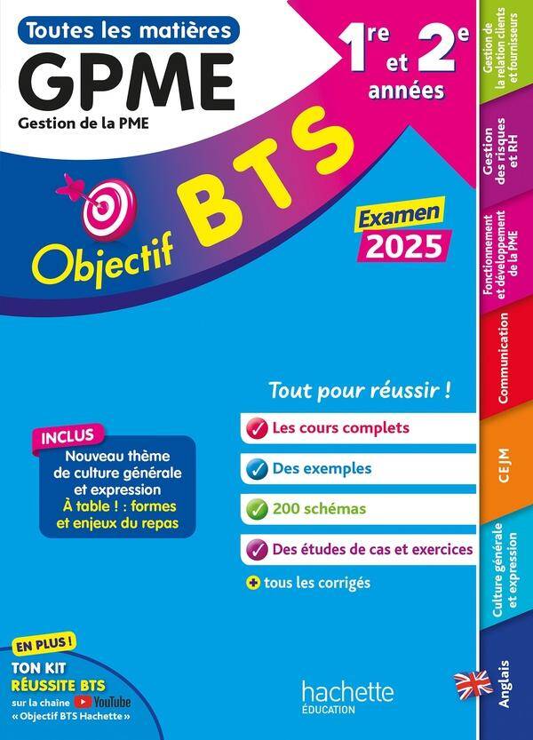 Objectif bts gpme 1re et 2e