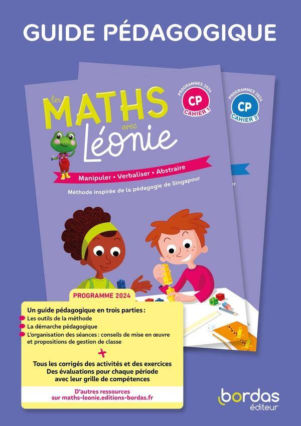 Les Maths Avec Leonie ; Cp ; Guide Pedagogique (Edition 2024)