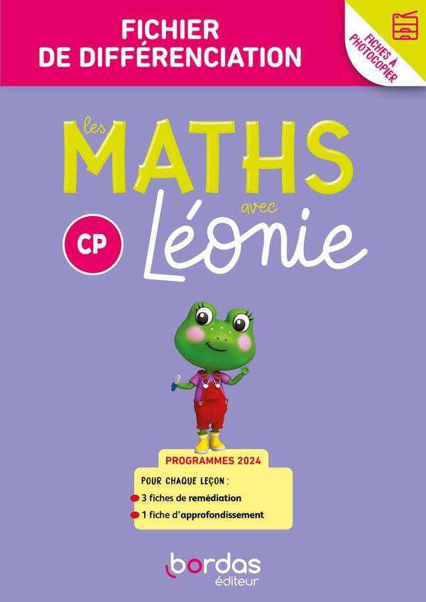 Les Maths Avec Leonie; Cp; Fichier de Differenciation a Photocopier