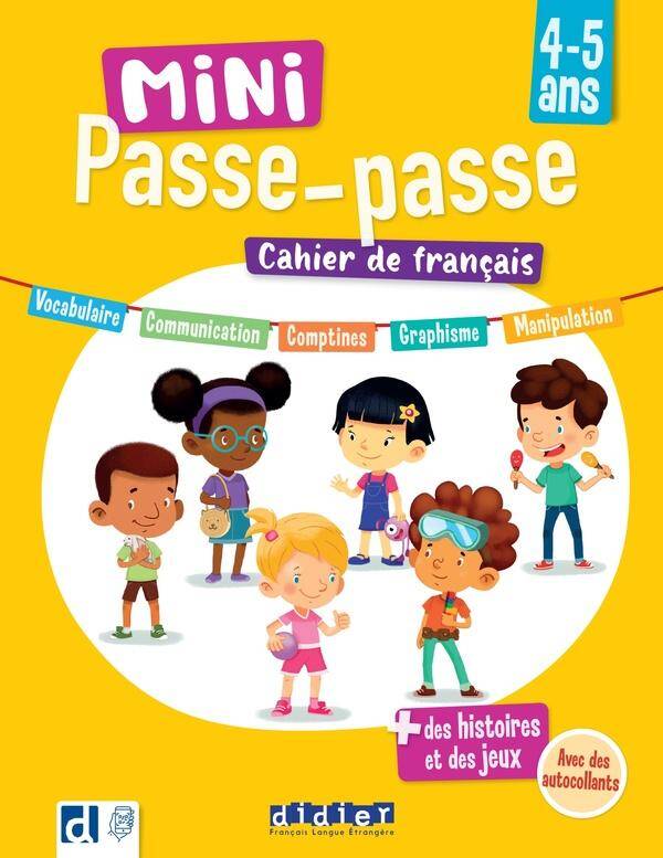 Mini passe-passe 4-5 ans : cahier de français