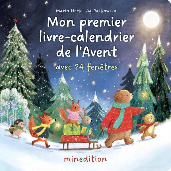 Mon premier livre-calendrier de l'Avent : avec 24 fenêtres